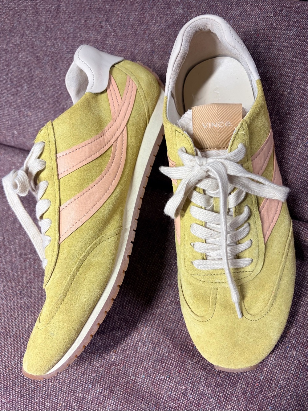 Vince Oasis suede & leather runner size41 us 10